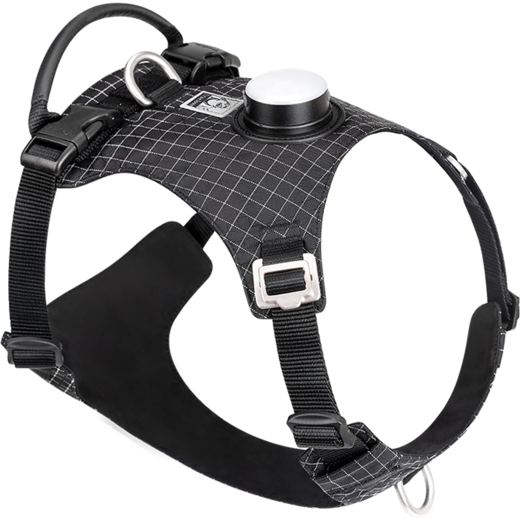 Chai's Choice Tracker Jacker Dog Harness, Black, Large: 27 to 32-in chest