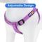 Show in main carousel: Pawtitas Solid Personalized Dog Harness, Purple Orchid, Medium: 18 to 28-in chest slide 6 of 9