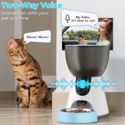 Ownpets Night Vision Camera Automatic Cat Feeder, 16-cup slide 2 of 9