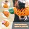 Show in main carousel: Petopia Pineapple Tough Dog Chew Toy, Orange/Green, Large slide 4 of 11
