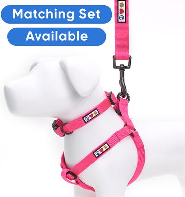 Show full view: Pawtitas Solid Personalized Dog Harness, Pink, Small: 14 to 21-in chest slide 10 of 10
