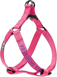 Pawtitas Solid Personalized Dog Harness, Pink, Small: 14 to 21-in chest