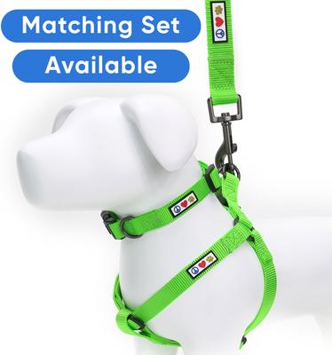 Show full view: Pawtitas Solid Personalized Dog Harness, Green, Large: 22 to 33-in chest slide 10 of 10