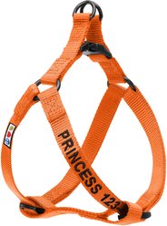 Pawtitas Solid Personalized Dog Harness, Orange, Small: 14 to 21-in chest
