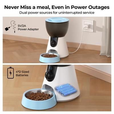 Show full view: Ownpets Night Vision Camera Automatic Cat Feeder, 16-cup slide 7 of 9