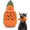 Show in main carousel: Petopia Pineapple Tough Dog Chew Toy, Orange/Green, Large slide 1 of 11
