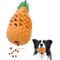 Show in main carousel: Petopia Pineapple Tough Dog Chew Toy, Orange/Green, Small slide 1 of 11