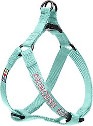 Pawtitas Solid Personalized Dog Harness, Teal, Small: 14 to 21-in chest