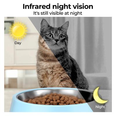 Show full view: Ownpets Night Vision Camera Automatic Cat Feeder, 16-cup slide 6 of 9
