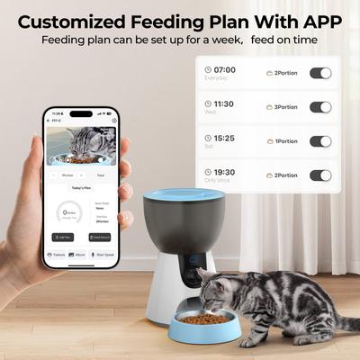 Show full view: Ownpets Night Vision Camera Automatic Cat Feeder, 16-cup slide 5 of 9