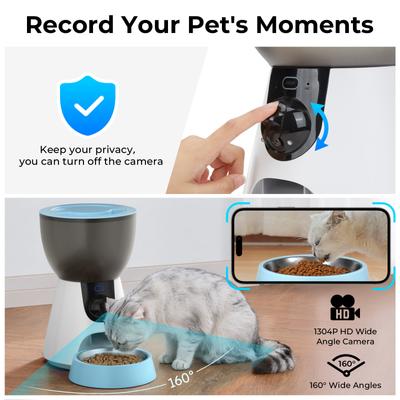 Show full view: Ownpets Night Vision Camera Automatic Cat Feeder, 16-cup slide 3 of 9
