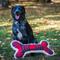 Show in main carousel: HuggleHounds Christmas HuggleFleece Tartan Tidings Bone Tough Plush Dog Toy, Large slide 8 of 9