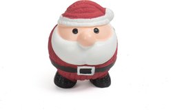 HuggleHounds Christmas Santa Ruff-Tex Squeaky Ball Dog Toy, Large slide 2 of 9