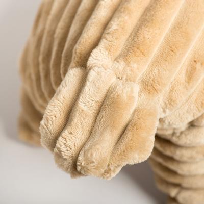 Show full view: HuggleHounds Christmas Tartan Tidings Reindeer Squooshie Tough Plush Dog Toy, Small slide 8 of 10