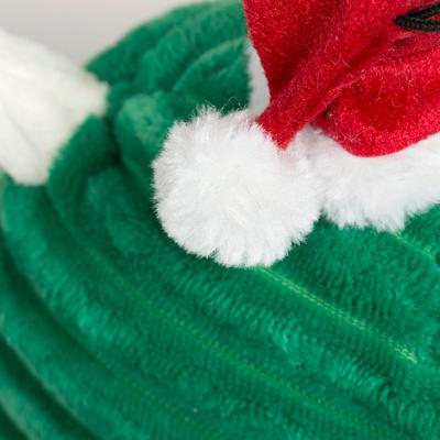 Show full view: HuggleHounds Christmas Noe Narwhal Knottie Tough Plush Dog Toy, Large slide 6 of 9