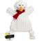 Show in main carousel: HuggleHounds Christmas HuggleFlatties Snowman Tough Plush Dog Toy, Large slide 5 of 10
