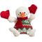 Show in main carousel: HuggleHounds Christmas Wintergreen Snowman Knottie Tough Plush Dog Toy, Large slide 4 of 9