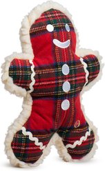 HuggleHounds Christmas Plaid McButtons Tough Plush Dog Toy, Large slide 2 of 9
