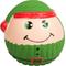 Show in main carousel: HuggleHounds Christmas Ruff-Tex Bucket O' Squeaks Squeaky Ball Dog Toy, Small, 5 count slide 6 of 9