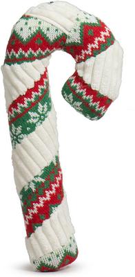 Show full view: HuggleHounds Christmas Wintergreen Candy Cane Tough Plush Dog Toy, X-Large slide 5 of 10