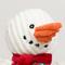 Show in main carousel: HuggleHounds Christmas Wintergreen Snowman Knottie Tough Plush Dog Toy, Large slide 6 of 9