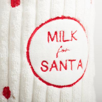 Show full view: HuggleHounds Christmas Santa Paws' Milk & Cookies Tough Plush Dog Toy Gift Pack, 3 count slide 4 of 9