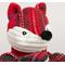 Show in main carousel: HuggleHounds Christmas Tartan Tidings Fox Knottie Tough Plush Dog Toy, Small slide 6 of 11