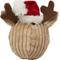 Show in main carousel: HuggleHounds Christmas Santa's Reindeer Wee Huggles Balls Tough Plush Dog Toy, Small, 5 count slide 7 of 9
