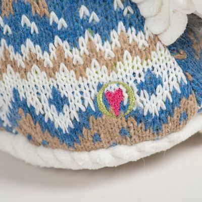 Show full view: HuggleHounds Christmas Leo Lamb Knottie Tough Plush Dog Toy, Small slide 9 of 10