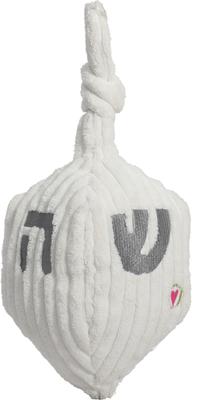 Show full view: HuggleHounds Hanukkah Dreidel Tough Plush Dog Toy, Large slide 3 of 9