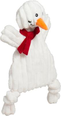 Show full view: HuggleHounds Christmas HuggleFlatties Snowman Tough Plush Dog Toy, Large slide 3 of 10
