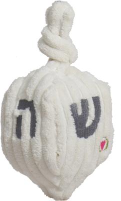 Show full view: HuggleHounds Hanukkah Dreidel Tough Plush Dog Toy, Large slide 4 of 9