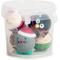 Show in main carousel: HuggleHounds Christmas Ruff-Tex Bucket O' Squeaks Squeaky Ball Dog Toy, Small, 5 count slide 2 of 9