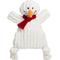 Show in main carousel: HuggleHounds Christmas HuggleFlatties Snowman Tough Plush Dog Toy, Large slide 1 of 10