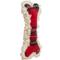 Show in main carousel: HuggleHounds Christmas HuggleFleece Tartan Tidings Bone Tough Plush Dog Toy, Large slide 3 of 9