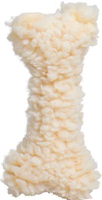 Show full view: HuggleHounds Christmas HuggleFleece Tartan Tidings Bone Tough Plush Dog Toy, Large slide 4 of 9