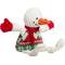 Show in main carousel: HuggleHounds Christmas Wintergreen Snowman Knottie Tough Plush Dog Toy, Large slide 3 of 9