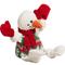 Show in main carousel: HuggleHounds Christmas Wintergreen Snowman Knottie Tough Plush Dog Toy, Small slide 3 of 9