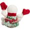 Show in main carousel: HuggleHounds Christmas Wintergreen Snowman Knottie Tough Plush Dog Toy, Small slide 5 of 9