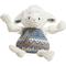 Show in main carousel: HuggleHounds Christmas Leo Lamb Knottie Tough Plush Dog Toy, Large slide 3 of 10