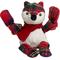 Show in main carousel: HuggleHounds Christmas Tartan Tidings Fox Knottie Tough Plush Dog Toy, Small slide 3 of 11