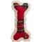Show in main carousel: HuggleHounds Christmas HuggleFleece Tartan Tidings Bone Tough Plush Dog Toy, Large slide 2 of 9