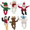 Show in main carousel: HuggleHounds Christmas Santa's Workshop Wee Huggles Tough Plush Dog Toy, Small 6 count slide 1 of 10