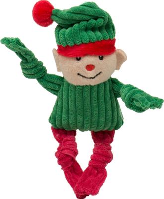 Show full view: HuggleHounds Christmas Santa's Workshop Wee Huggles Tough Plush Dog Toy, Small 6 count slide 6 of 10