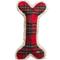 Show in main carousel: HuggleHounds Christmas HuggleFleece Tartan Tidings Bone Tough Plush Dog Toy, X-Large slide 2 of 9