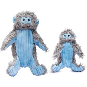 HuggleHounds Christmas Rope X-Brace Snobro Tough Plush Dog Toy, Small