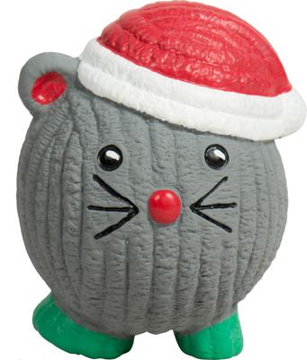 Show full view: HuggleHounds Christmas Ruff-Tex Bucket O' Squeaks Squeaky Ball Dog Toy, Small, 5 count slide 5 of 9