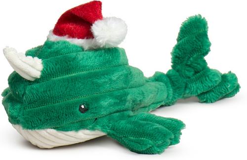 Show full view: HuggleHounds Christmas Noe Narwhal Knottie Tough Plush Dog Toy, Small slide 3 of 9