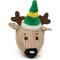 Show in main carousel: HuggleHounds Christmas Santa's Reindeer Wee Huggles Balls Tough Plush Dog Toy, Small, 5 count slide 3 of 9