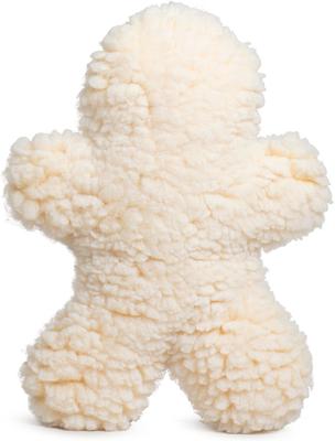 Show full view: HuggleHounds Christmas Plaid McButtons Tough Plush Dog Toy, Large slide 3 of 9